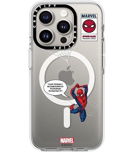 ヴェノムマスク　iPhone 15 Pro CASETiFY Amazon.com: CASETiFY Impact iPhone 15 Pro Case [Spider-Man Co-Lab