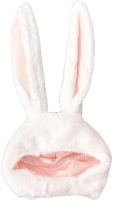 Amosfun Easter Rabbit Ear Hat Bunny Hat Plush Bunny Cap for Boys Girls Funny Cap for a Fancy Dress Party Easter Cosplay