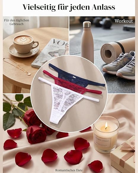 6er Pack Seamless Slips Damen Nahtlose Unterhosen Sexy Unterwäsche Bequem Dessous Frauen Invisible Panties Underwear Women Bikini Mehrpack XS-XL