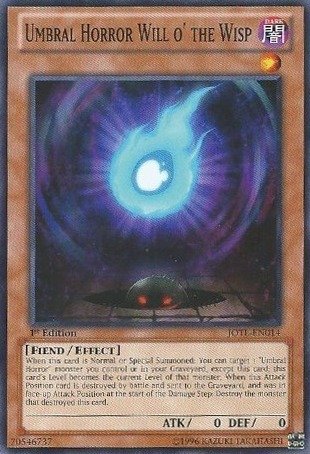 Yu-Gi-Oh! - Umbral Horror Will o' the Wisp (JOTL-EN014) - Judgment of the Light - 1st Edition - Common