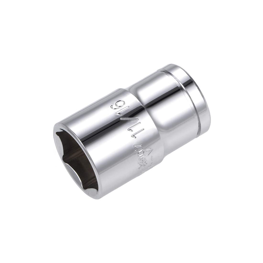 sourcing map 1/2-inch Drive 11/16-inch 6-Point Shallow Socket, Cr-V