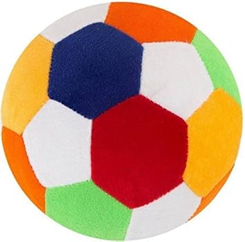 Punyah Creations Soft Toy Plush Ball with Large - 20 cm -( Multi Color )