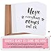 Outshine Funny Bathroom Quotes Wall Decor Art Prints (4 Pack Unframed ) | 8” x 10” Witty Sayings and Signs | Decorations for Guest Bath, Powder Room, Master | Best Funny Gift