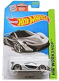 Hot Wheels, 2015 HW Workshop, McLaren P1 [Silver] Die-Cast Vehicle #223/250