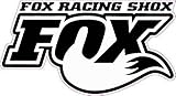 Fox Racing Shox White Tall Small Decal 3