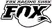 Fox Racing Shox White Tall Small Decal 3