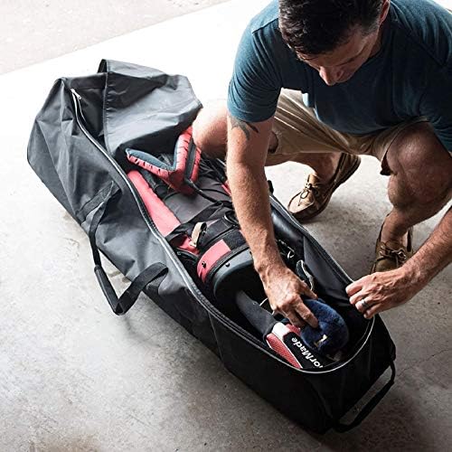 Himal Soft-Sided Golf Travel Bag - Heavy Duty 600D Polyester Oxford Wear-Resistant, Excellent Zipper Universal Size with Wheels 4 Himal Soft-Sided Golf Travel Bag - Heavy Duty 600D Polyester Oxford Wear-Resistant, Excellent Zipper Universal Size with Wheels