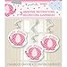 Unique Baby Shower Elephant Hanging Swirl Decorations, 26-Inch, Pink