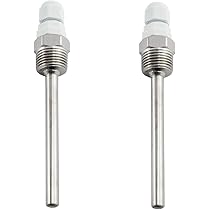 Termopozo Acero Inoxidable Para Fermentador Cerveza - Roscas NPT 1/2", Longitud 350 Mm