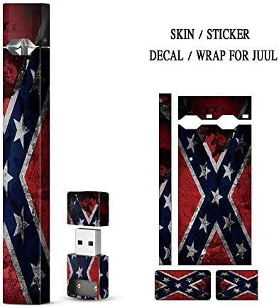 Juul Sticker Juul Skin Juul Decal Juul Wrap (Wrap only, Device Is Not Included) (Red X with stars)