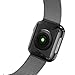 Yestan iWatch 4 Case 44mm with TPU Screen Protector 44mm -Anti-Scratch Protective Case High Definition Clear Cover Ultra-Thin Sensitive Touch for iWatch 44mm Series 4(Black, 44mm)