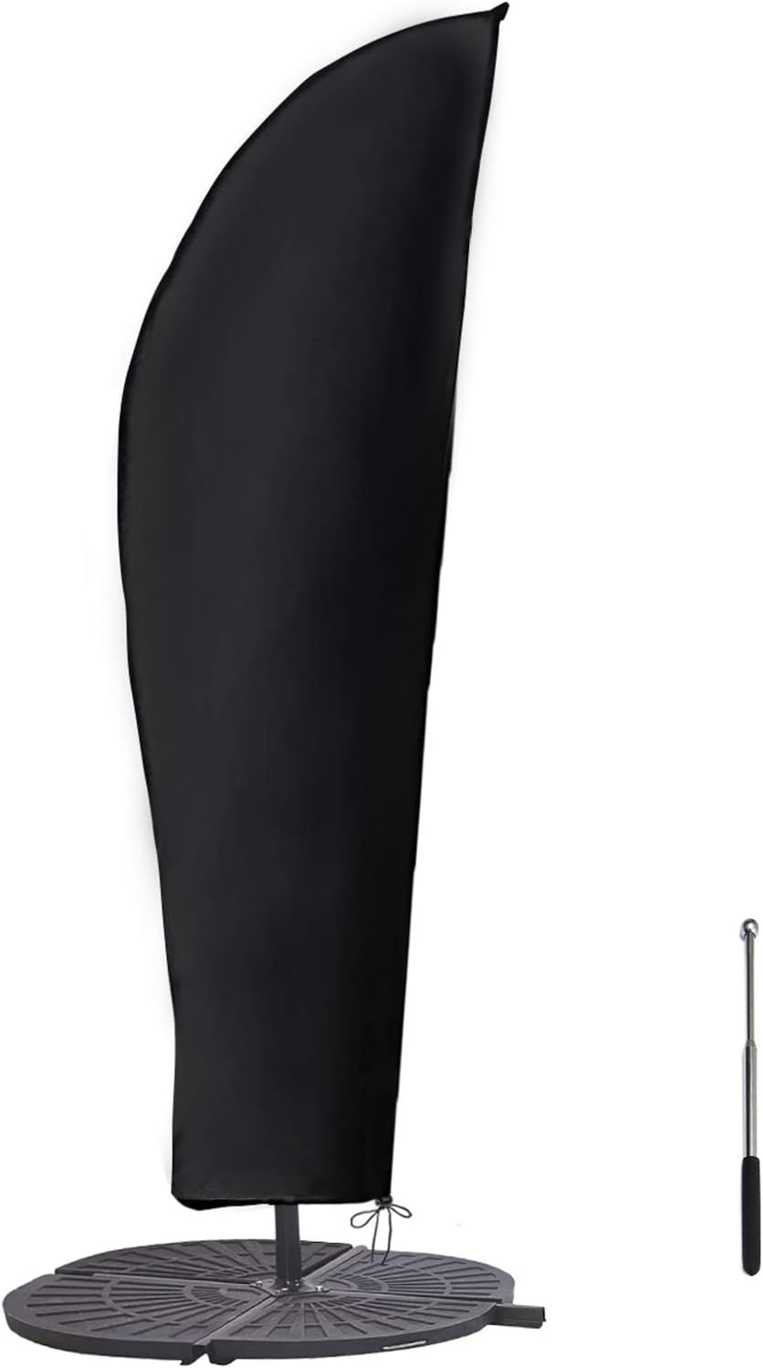 GEMITTO Patio Umbrella Cover, Waterproof Outdoor Offset Umbrella