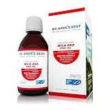 Dr. Dave's Best Omega 3 Wild Red Liquid Fish Oil | Purified Alaskan Fish Oil Supplement | Omega 7 | Astaxanthin | Natural Orange Flavor | 8.4 FL OZ Month Supply