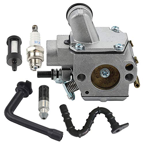 Mannial C3R-S236 Carburetor Carb for Stihl MS361 MS361C MS341 Chainsaw Tillotson HE-22A Replace # 1135-120-0608 1135-120-0601 1130-120-0610 with Fuel Filter Oil Filter Spark Plug
