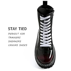 VSUDO 63" Flat Snow White Shoe Laces for Sneakers
