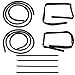 Door Weatherstrip Seal Kit Compatible with 1983-1993 Chevrolet S10 1983-1994 S10 Blazer 1992-1994 GMC Jimmy 1983-1991 S15 Jimmy 1991-1993 Sonoma