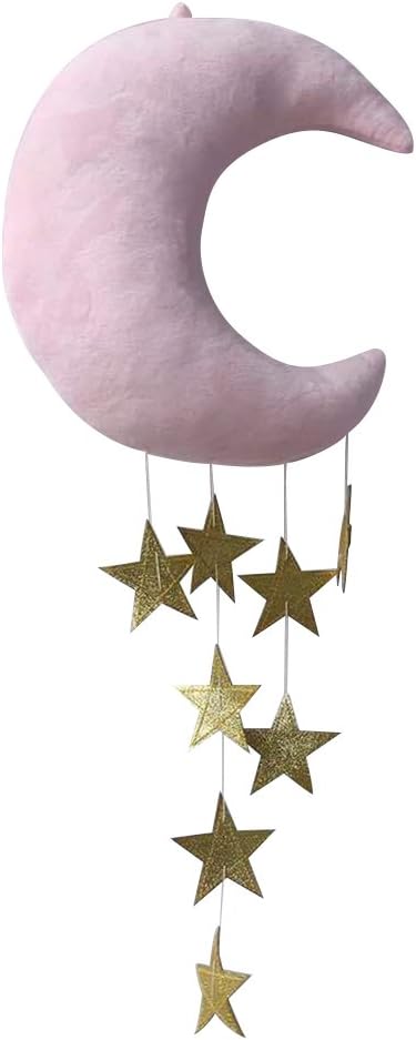 LIOOBO Baby Mobile für Krippe Mond und Sterne Baby Kinderzimmer Decke
