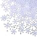 Pangda 60g Snowflake Christmas Confetti Mixed Table Decoration, 4 Pack in Total