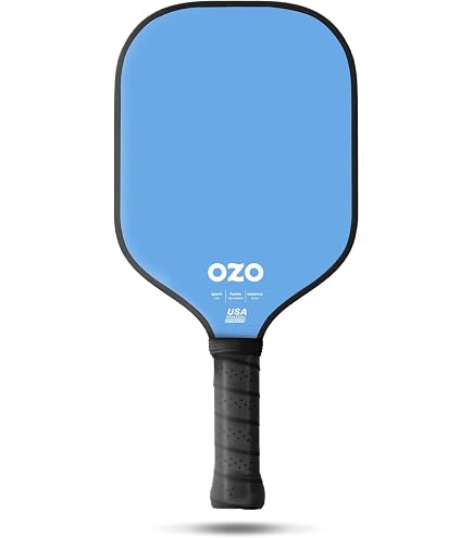 Pagaie Pickleball OZO Intermediate Jupiter Fusion – Hybride Puissance/contrôle, Fibre Verre, âme Polypropylène 16mm, 315g, Approuvée USA