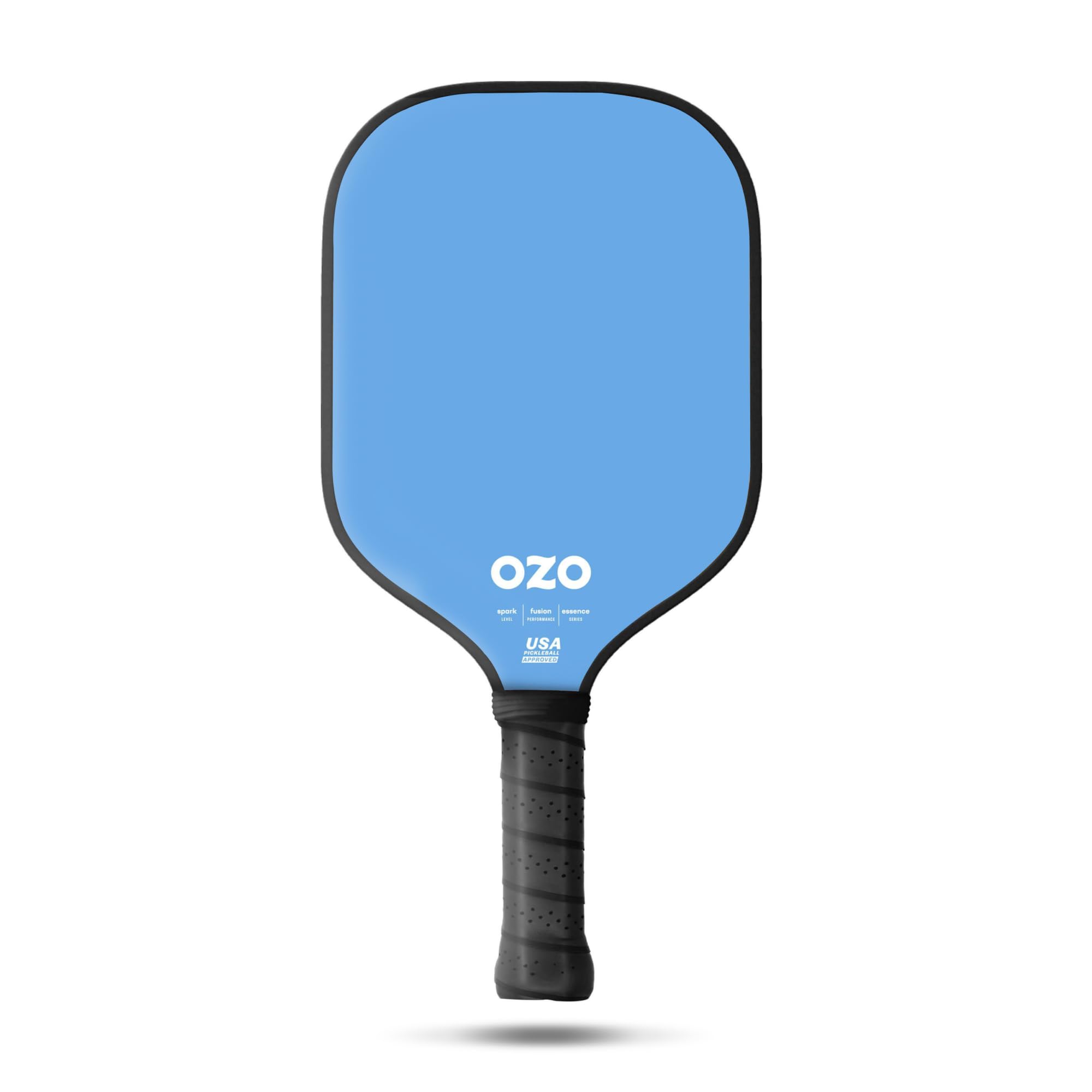 OZO Pickleball - Spark Beginner Hybrid Paddle - USAPA Approved Beginner Hybrid Paddle - Graphite Face Racket (Blue)