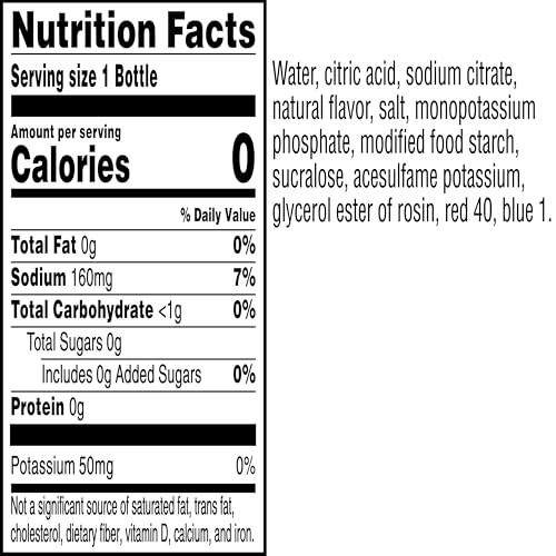 GATORADE THIRST QUENCHER ZERO SUGAR SPORTS DRINK, GRAPE, 12OZ BOTTLES (12 CT)