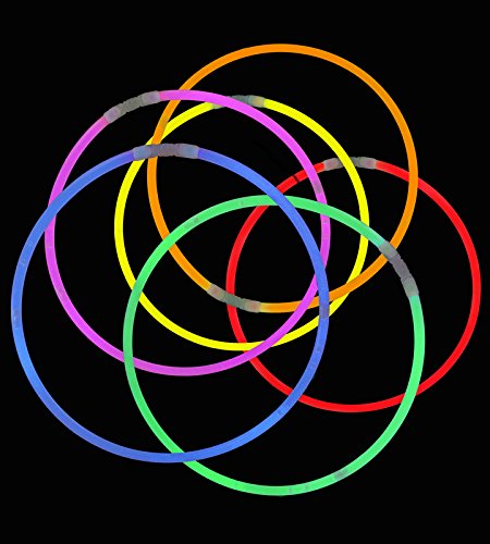 100 20" Lumistick Brand Glowstick Necklaces Assorted Colors