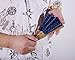 Salutto Hand Fan with Beautiful Fabric Musical Note Printed