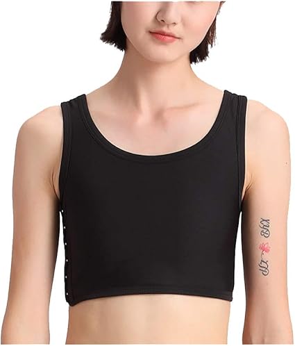 Amazon Com Ho Sport Bra For Women Tran Lesbian Chest Binder Breathable Mesh Corset For Tomboy Men Sports Outdoors