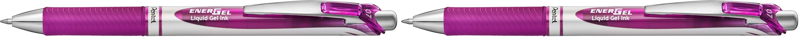 Pentel EnerGel Xm 0.7mm Rollerball - Magenta (Pack of 2)