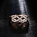 Infinity Ring Rose Gold Wedding Band Promise Rings