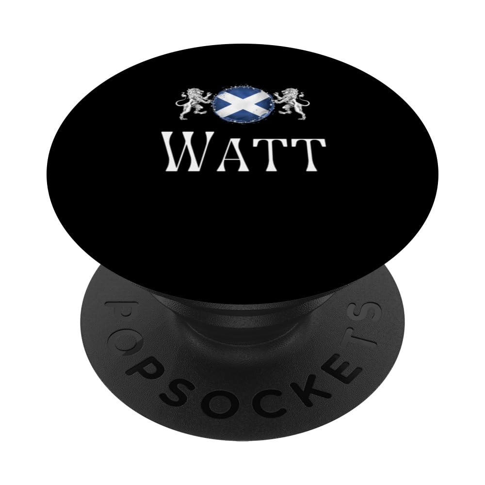 Watt Clan Scottish Family Name Scotland Heraldry PopSockets Swappable PopGrip