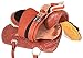 Acerugs Western Quarter Horse Saddle SEMI Bars Premium Tooled Leather Pleasure Trail Barrel Racing TACK Set (Chestnut, 17″)thumb 3