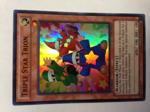 Yu-Gi-Oh! - Triple Star Trion (ZTIN-EN019) - 2013 Zexal Collection Tin - 1st Edition - Super Rare