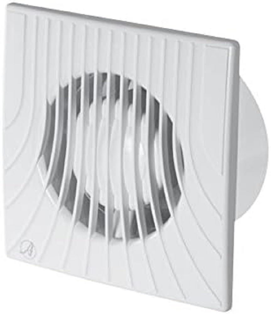 Bathroom Extractor Fan 120mm / 4.73" with Timer/Delay White Kitchen Toilet Ventilator WA120T