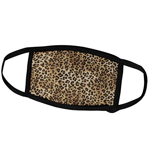 3dRose Face Mask Small, Brown, tan, and Black Cheetah Print