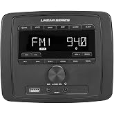 Dual-Zone Multimedia Stereo Receiver with Bluetooth/USB/AUX/AM/FM for RV, Motorcycle, Power Sports, Campers