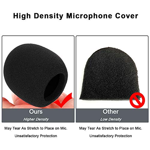 image for TPLTECH 6 Pack Micphone Foam Covers Handheld Mic Windscreen Pops Filte