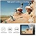 Apexcam 4K Action Camera 16MP Underwater Waterproof Camera 40M 170°Wide-Angle WiFi Sports Camera with 2.4G Remote Control with 2 Batteries 2.0'' LCD Ultra HD and Mounting Accessories Kit