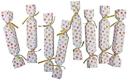 Valentines Birthday Easter Baby Wedding Shower Party Favor Crackers Poppers (8) Tiny Hearts