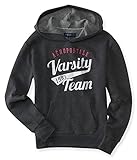 Aeropostale Women's Varsity Team Popover Hoodie