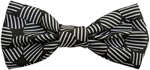 Bow Tie for Dogs - Made of Soft Polyester for Comfort and Style - Easy On/Off and Attaches to All Collars (Collar Not Included) - Machine Washable and Easy to Clean (Regular, Timewarp)