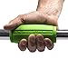 Alpha Grips 2.0 - Extreme Arm Blaster - Best Dumbbell and Barbell Thick Bar Adapter (Green)