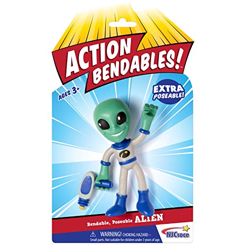 NJ Croce Action Bendables Alien 4-Inch Bendable Action Figure
