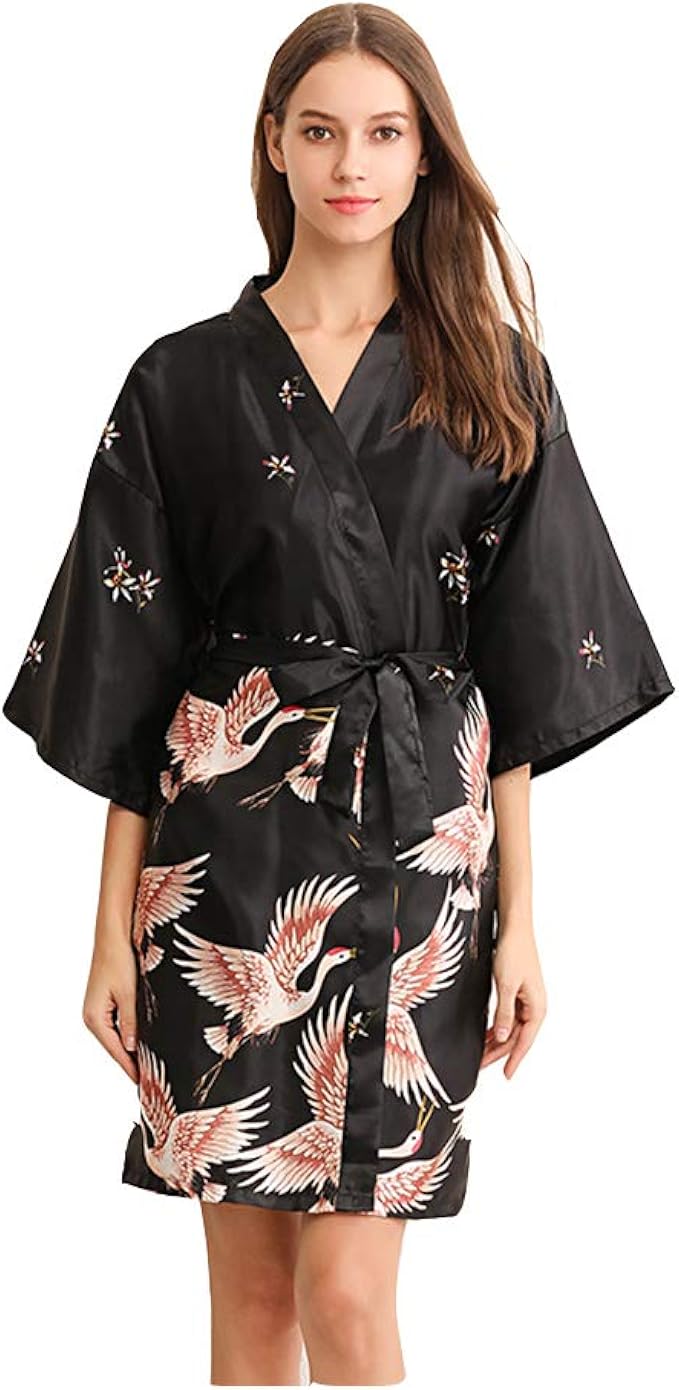 silk robe nightwear