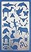 Aleks Melnyk No.8 Metal Stencil, Small Animals, Woodland, Kit 1 PCS, Template for Wood Burning, Engraving, Crafting, Bullet Journaling, Scrapbook, Wild Animals, Dog, Cat, Elephant, Dolphin, Butterfly
