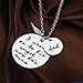 Udobuy®Memorial necklace - I Used To Be His Angel Now He's Mine Dad Angel Wing Hand Stamped Dad Necklace for Memorial Gift Sympathy Gift