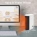 Personal Space Heater, Portable Oscillating Electric Heater, Horizontal-vertical dual use with Over-Heat Protection, Quick Heat-up for Home Office