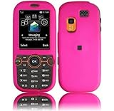 Pink Rubberized Hard Faceplate Cover Phone Case for Samsung Gravity 2 T469 T404G