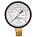 Winters 2 inch Dial Size, Multi Function Economy Utility Dry Pressure Gauge, Brass Internals, Black Steel Case, Dual Scale 0-200 psi/kPa, 3-2-3% Accuracy, 1/4 inch NPT Bottom Mount, Pressure Gauge