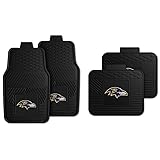 Fanmats Baltimore Ravens Set of 4 Car Mats for